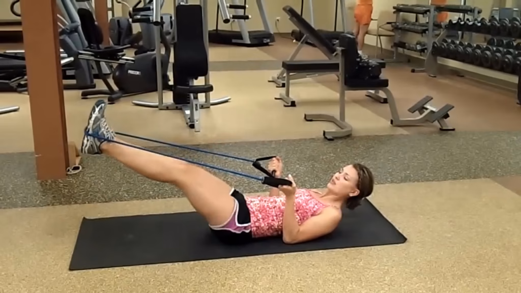 Resistance Band Leg Press