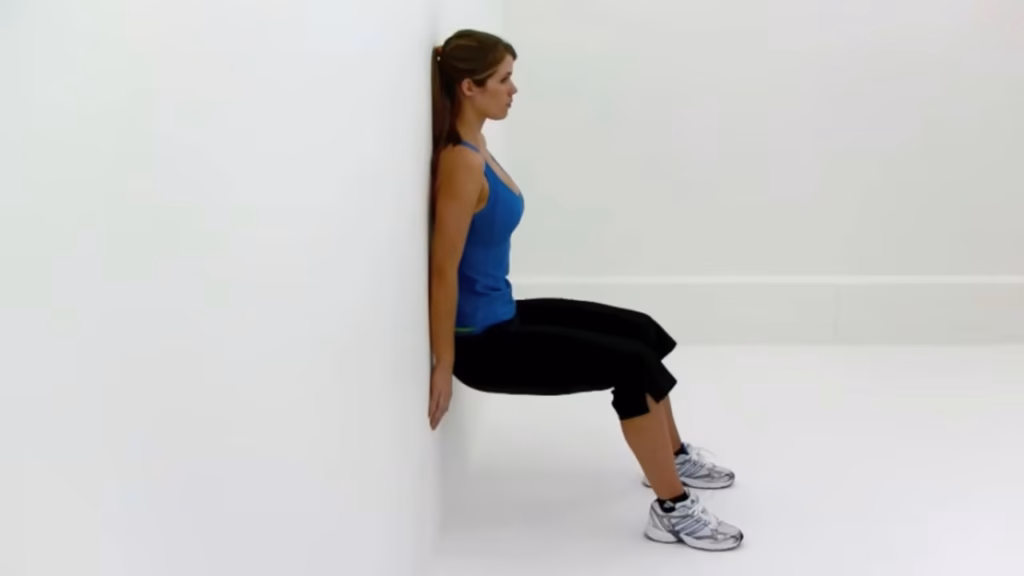 Wall Sit Exercise